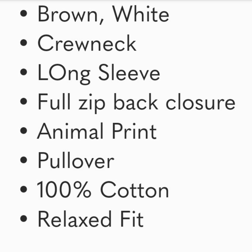 SMYMuMu Back Zip Crewneck Sweater Cotton Cheetah Oversize M 8 10 - Picture 3 of 10